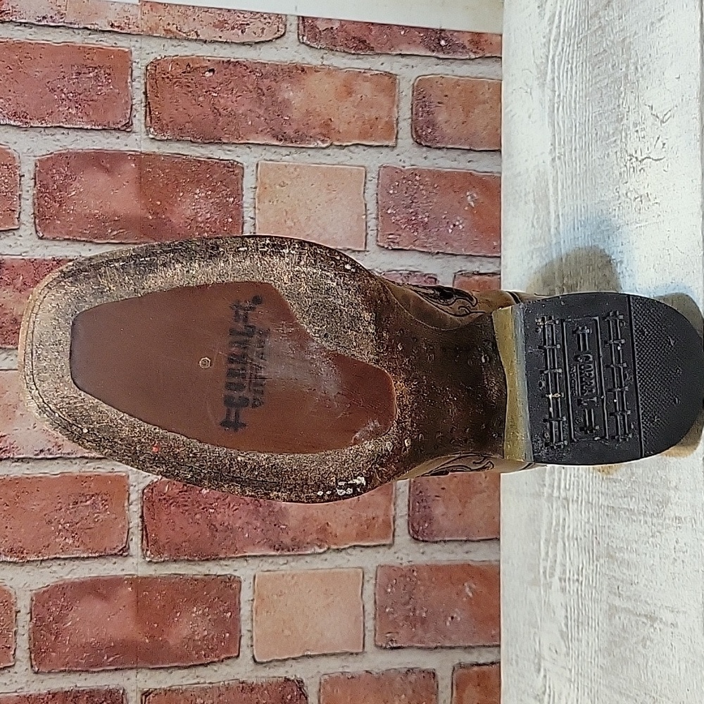 Brown Corral Western Square Toe Boot - image 4